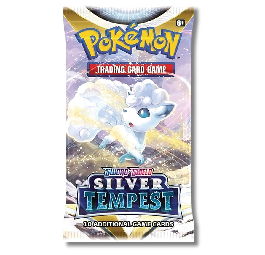 Armin　ポケモン バトル Amazon.com: Pokemon Sword & Shield Silver Tempest Booster